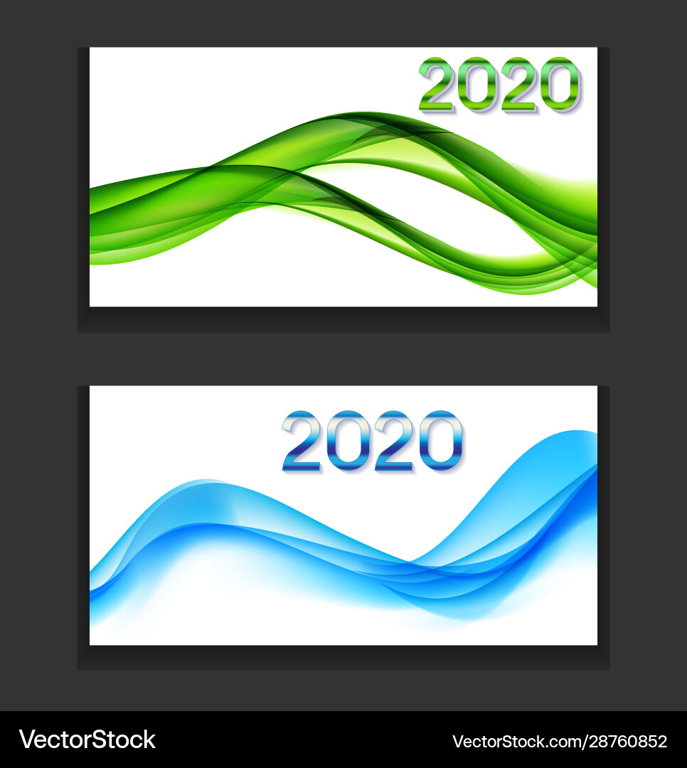 2020 abstract new year on background vector image