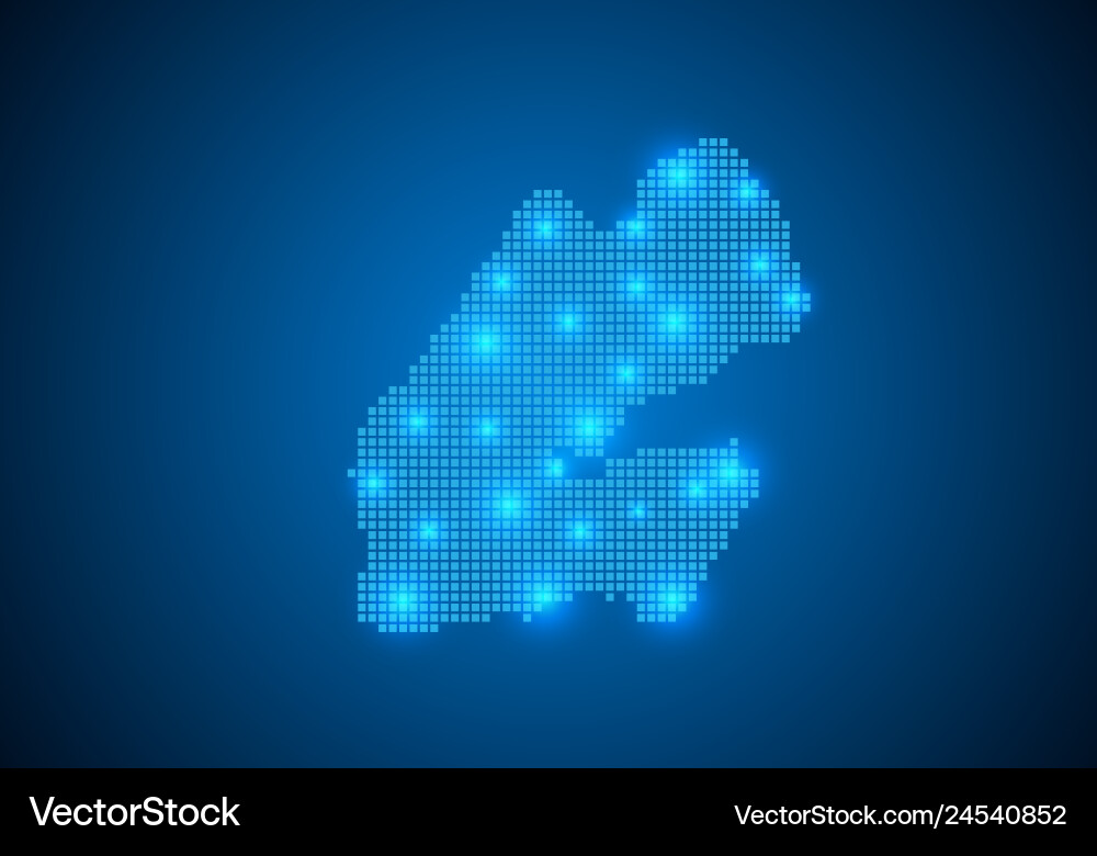 Abstract blue background with map internet line Abstract blue background with map internet line vector image