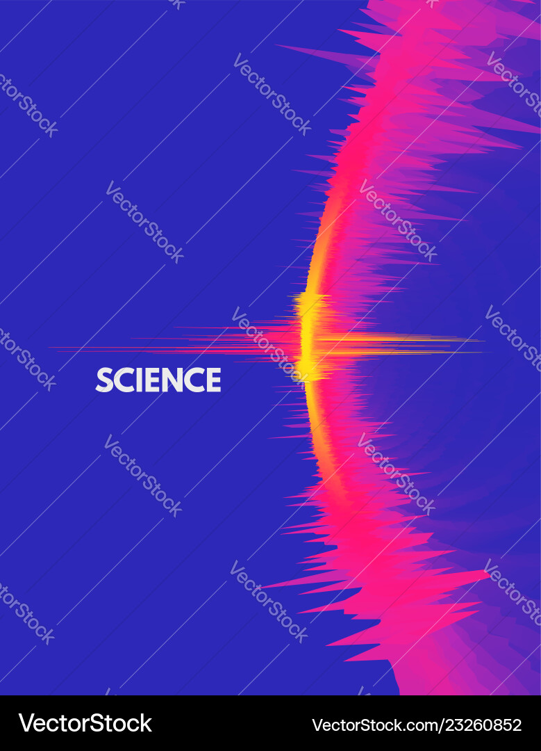 Abstract Dynamic Sci-Fi Background vector image
