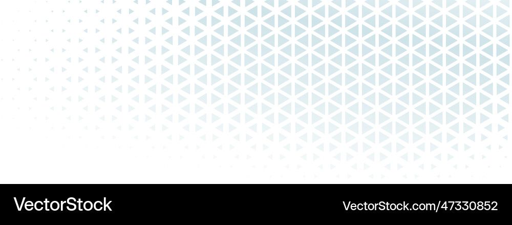 Abstract triangle shape pattern banner Vector Image