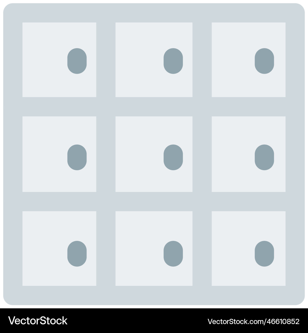 Cubbies a shelf for storing items Vector Image