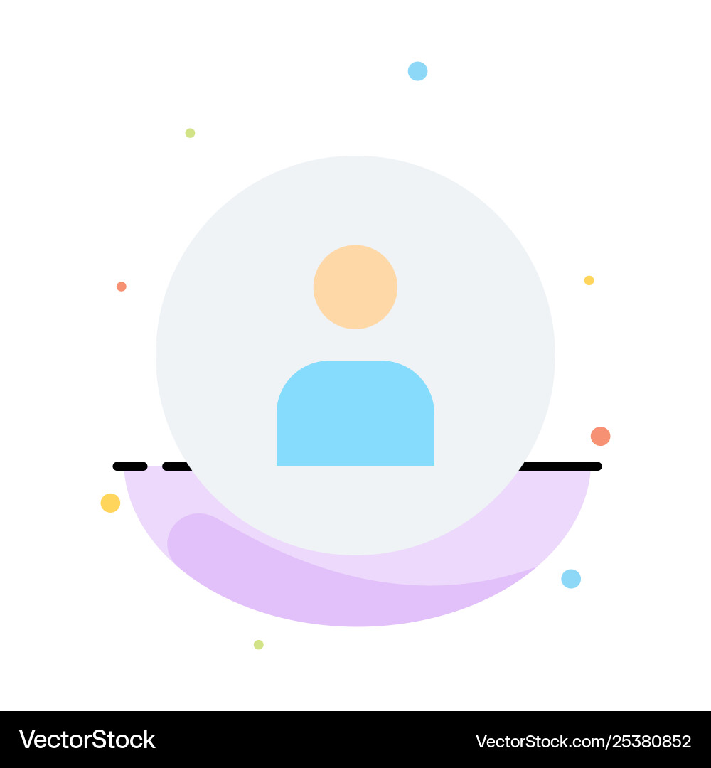 Mann Arbeiter grundlegende ui abstrakte flache Farbe Icon Mann Arbeiter grundlegende ui abstrakte flache Farbe Icon vektorbild