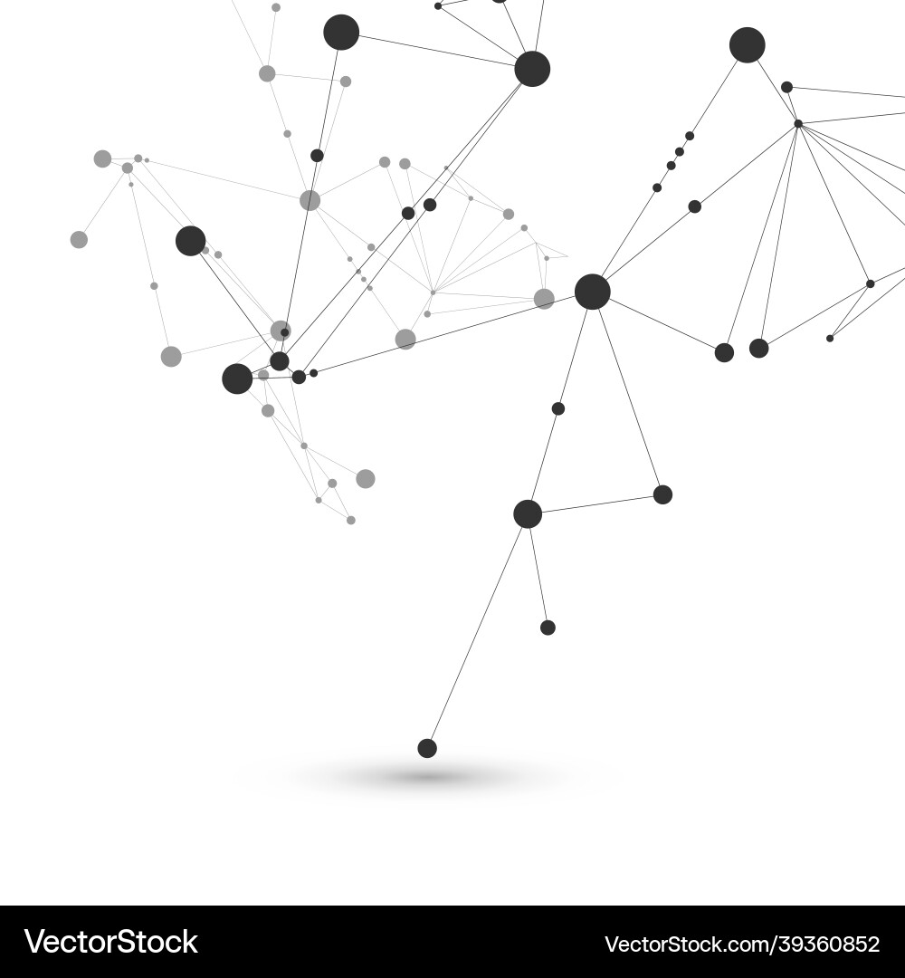 Polygonal abstract background with connected line Polygonal abstract background with connected line vector image