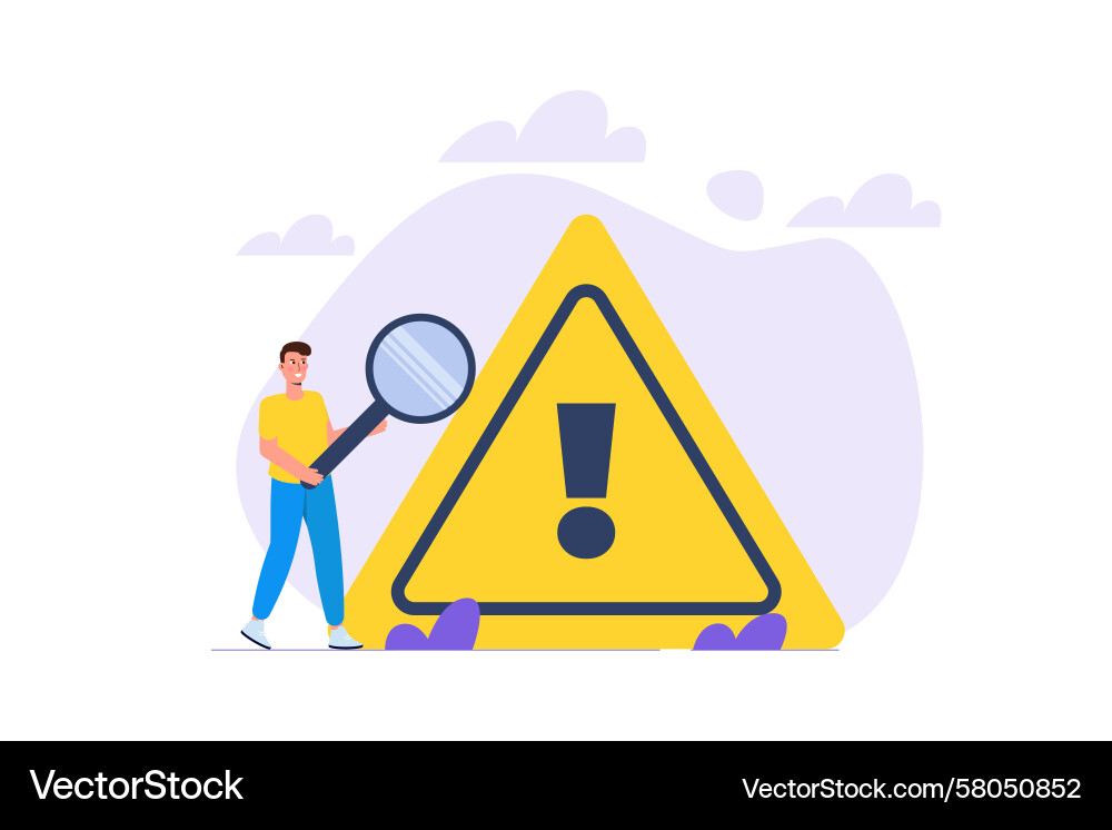 Risk Analysis & Problem Solving Vector Image