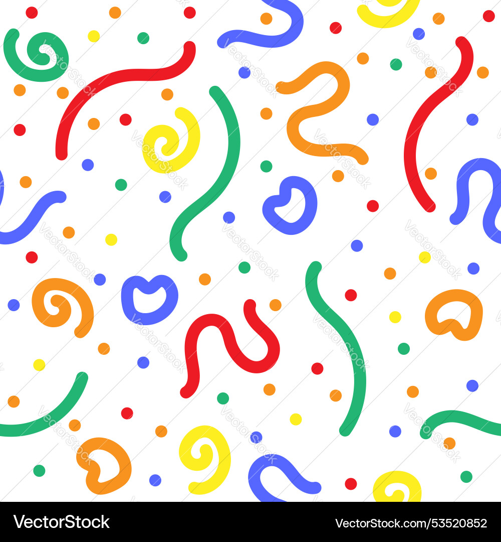 Simple childish scribble backdrop colorful line Simple childish scribble backdrop colorful line Vector Image