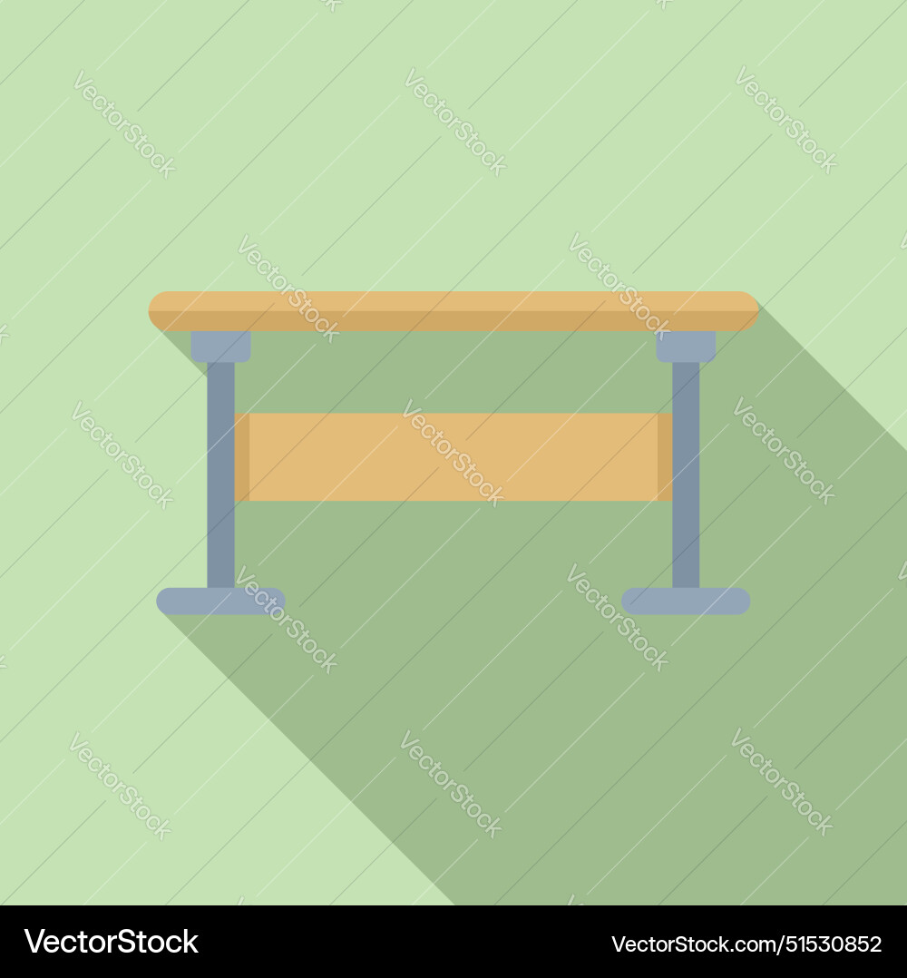 Simple Wooden Desk With Metal Legs Royalty Free Vector Image Simple wooden desk with metal legs royalty free vector image