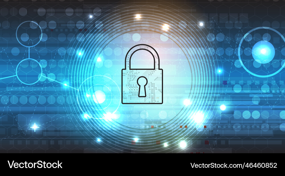 Technologie-Sicherheitskonzept moderner Sicherheit digital Technologie-Sicherheitskonzept moderner Sicherheit digital vektorbild