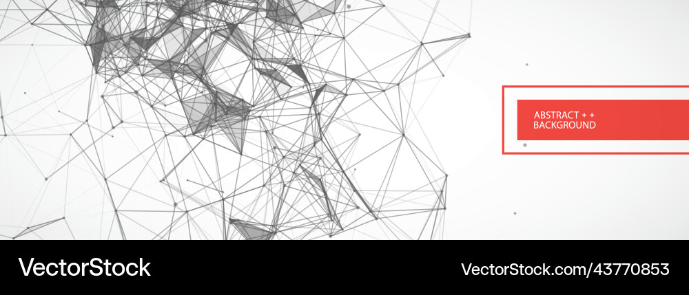 Abstract polygonal background with connecting Abstract polygonal background with connecting vector image