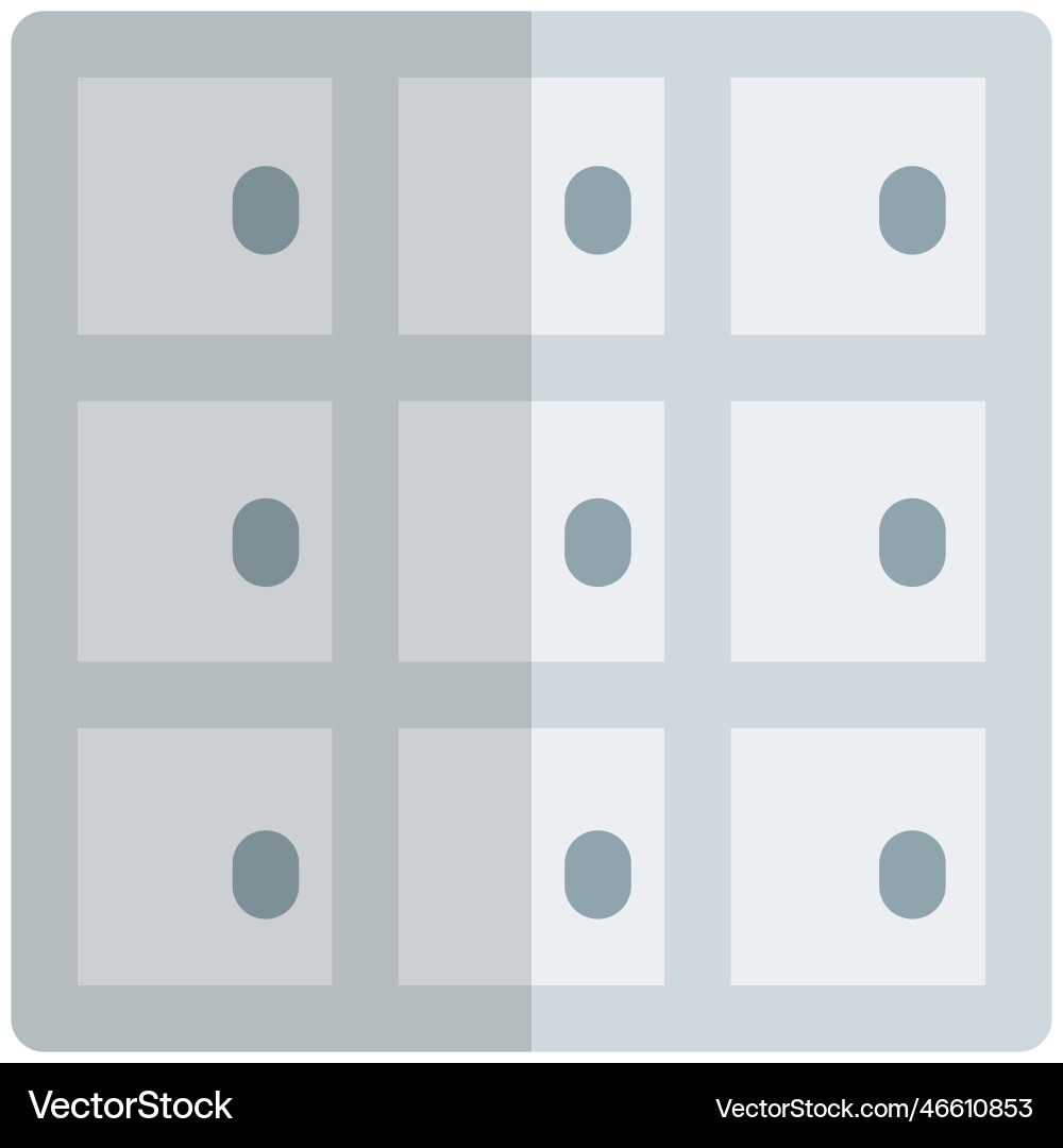 Cubbies a shelf for storing items Vector Image
