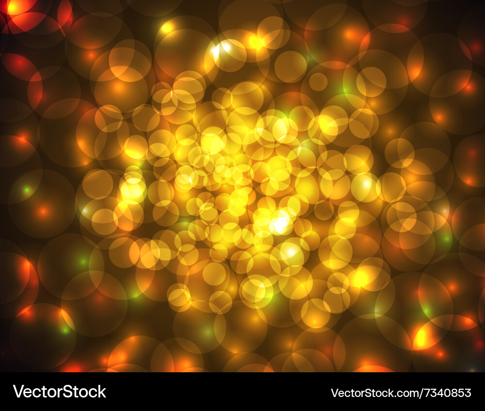 Defocused bokeh lights abstract background vector image