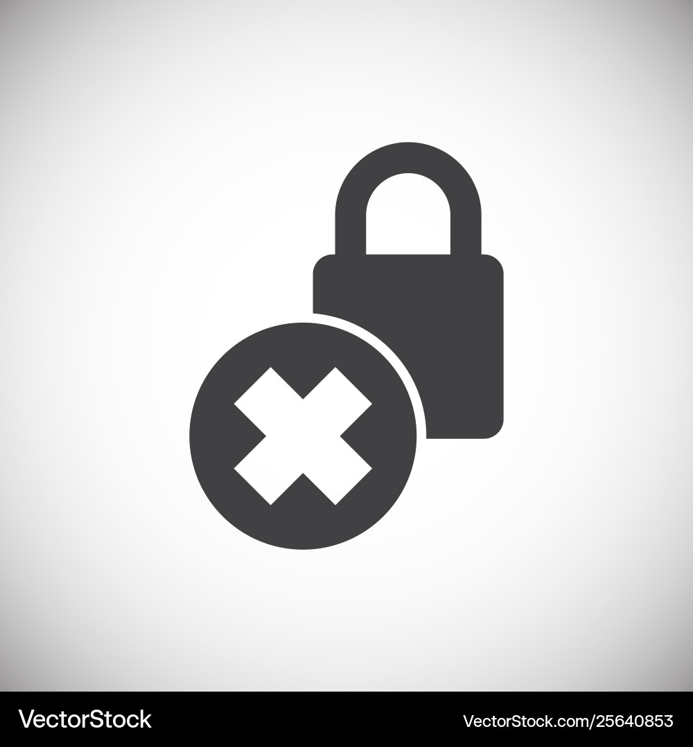 Password related icon on background for graphic Password related icon on background for graphic vector image