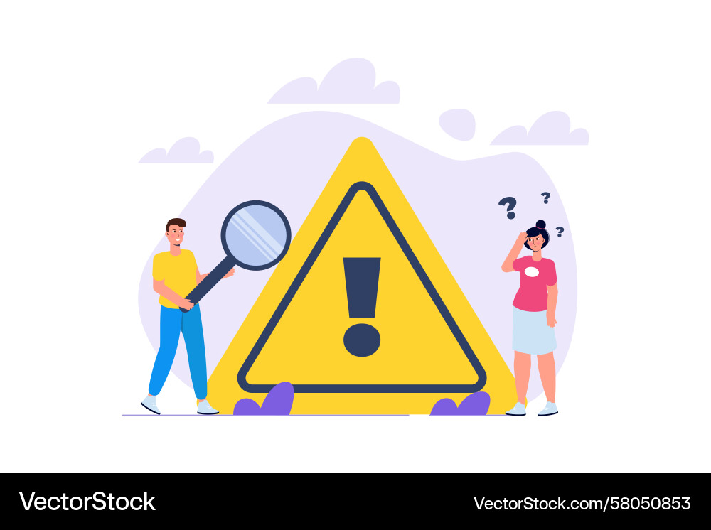 Risk Analysis & Problem Solving Vector Image