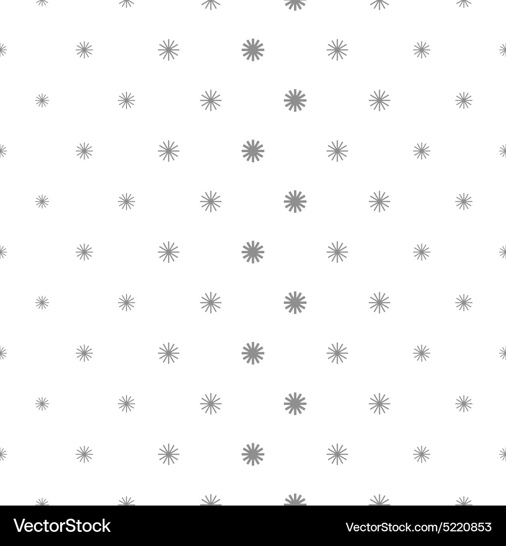 Simple stars repeating pattern vector image