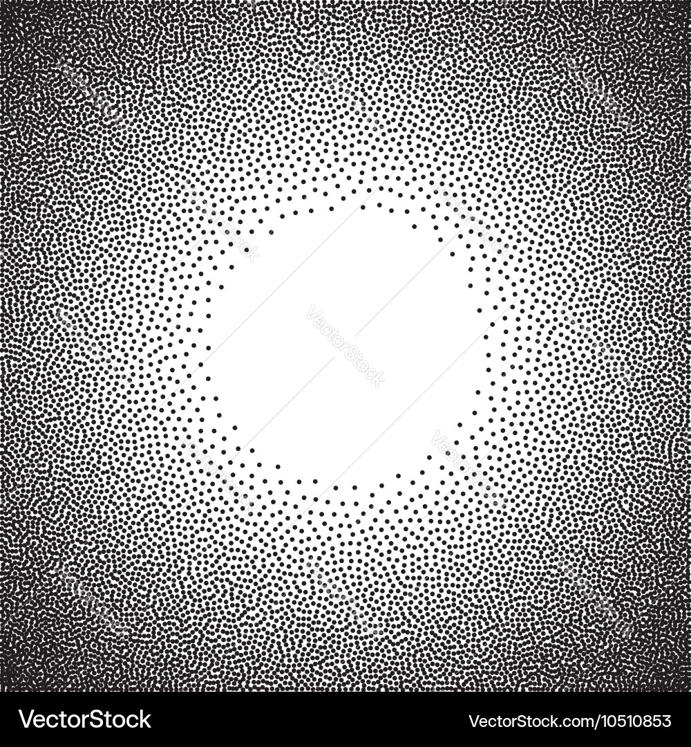 Stochastic raster halftone gradient print vector image