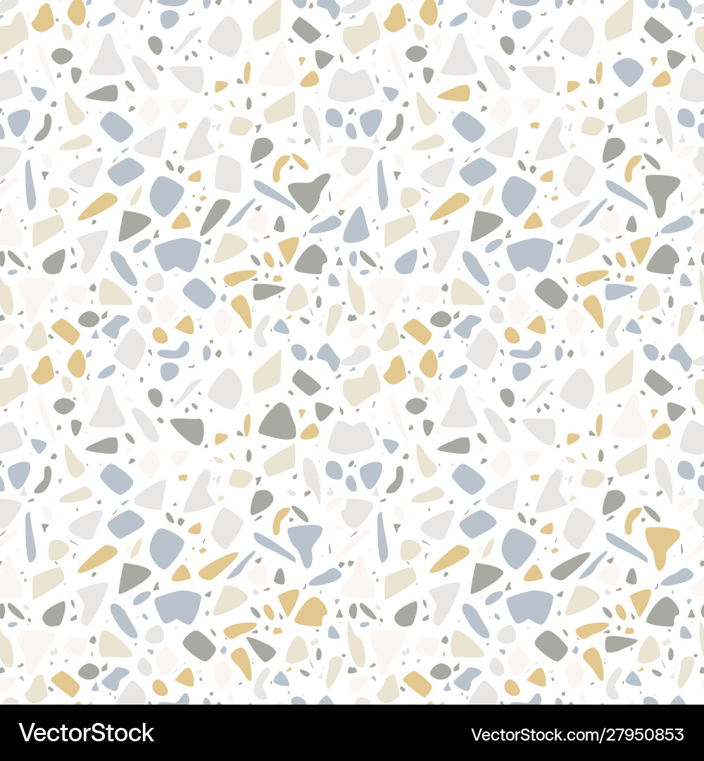 Terrazzo seamless pattern design Terrazzo seamless pattern design vector image