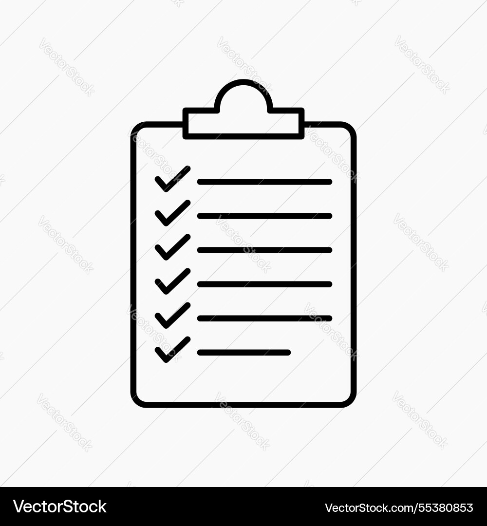 Todo list icon simple Todo list icon simple Vector Image