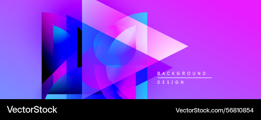 Abstract geometric shapes overlap creating Abstract geometric shapes overlap creating vector image