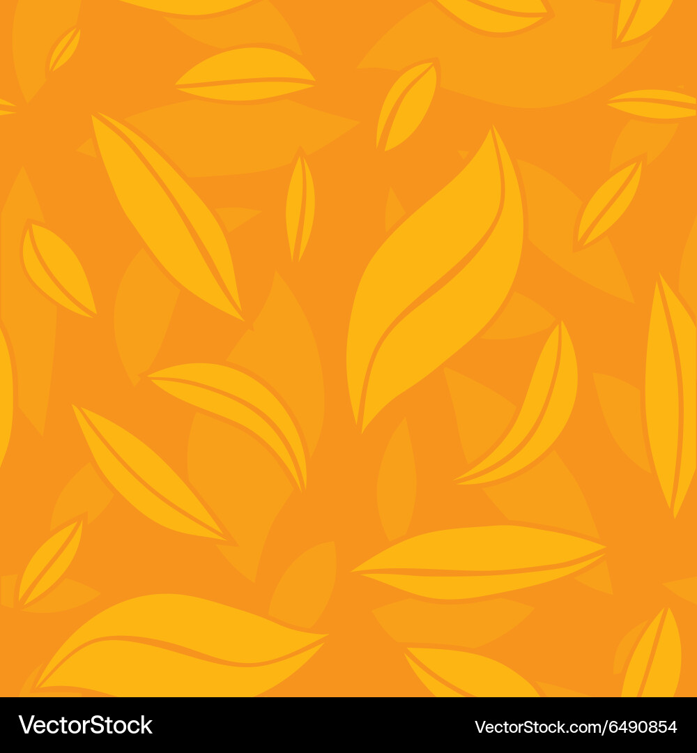 Abstract leaf seamless pattern Vector Image