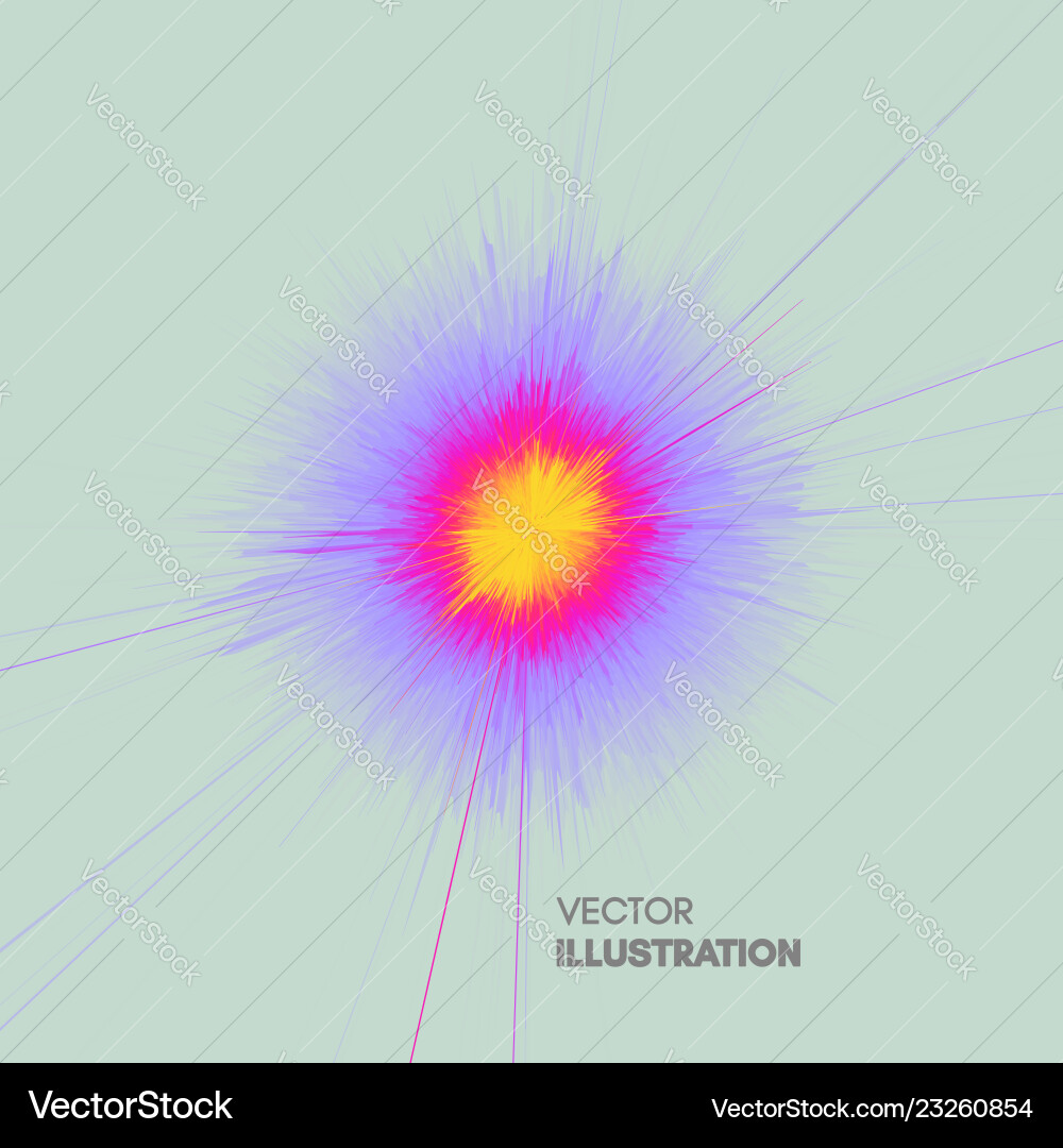 Background with explosion starburst dynamic lines Background with explosion starburst dynamic lines vector image