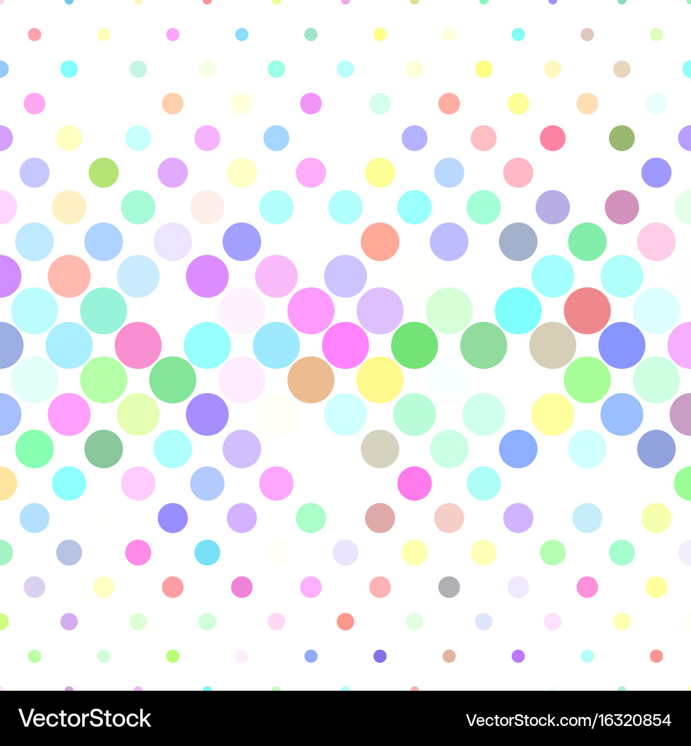 Circle pattern background - from dots vector image