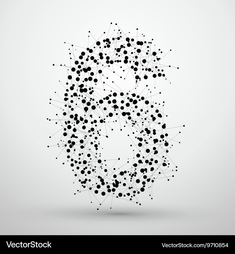 Consisting of points and lines there is a sense vector image