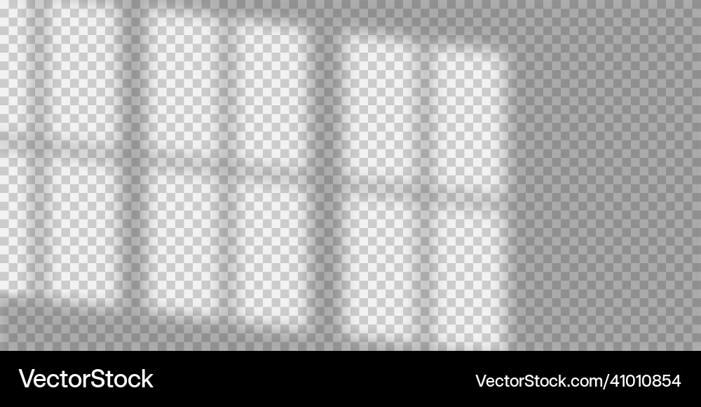 Realistic window light and shadow shadows overlay Realistic window light and shadow shadows overlay Vector Image