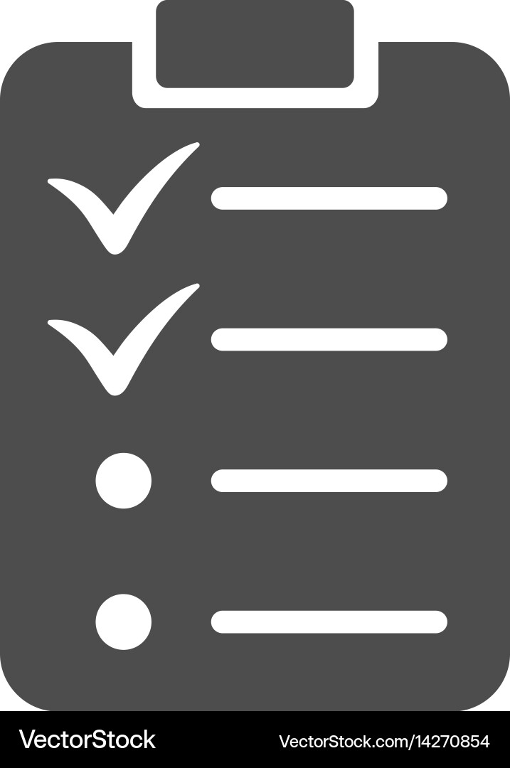 Todo list icon Vector Image