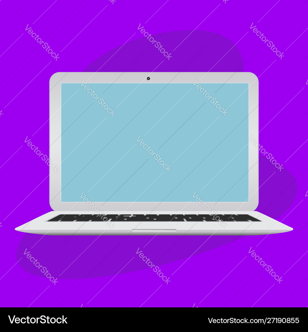 A laptop screen display can be used with custom A laptop screen display can be used with custom vector image
