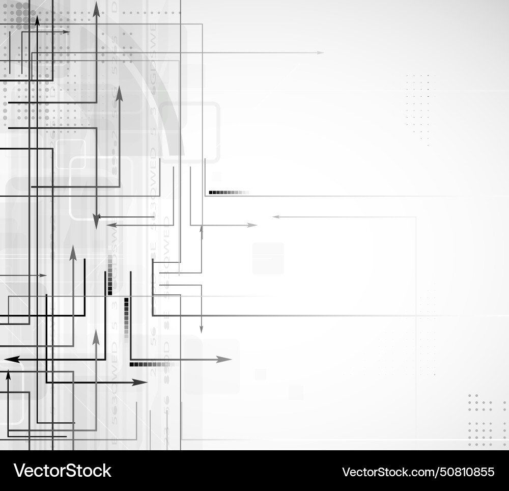 Abstract light circuit computer line technology Vector Image