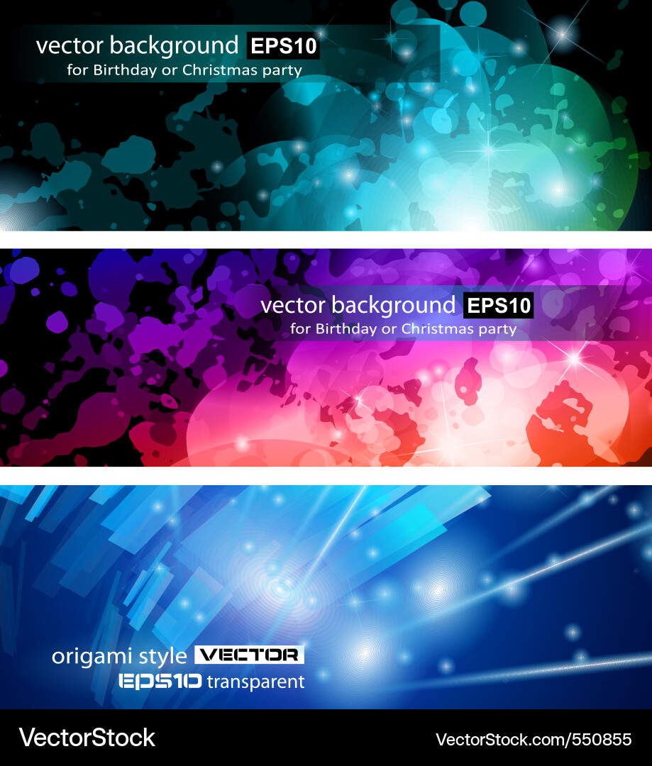 Abstract Lights Background Vector Image