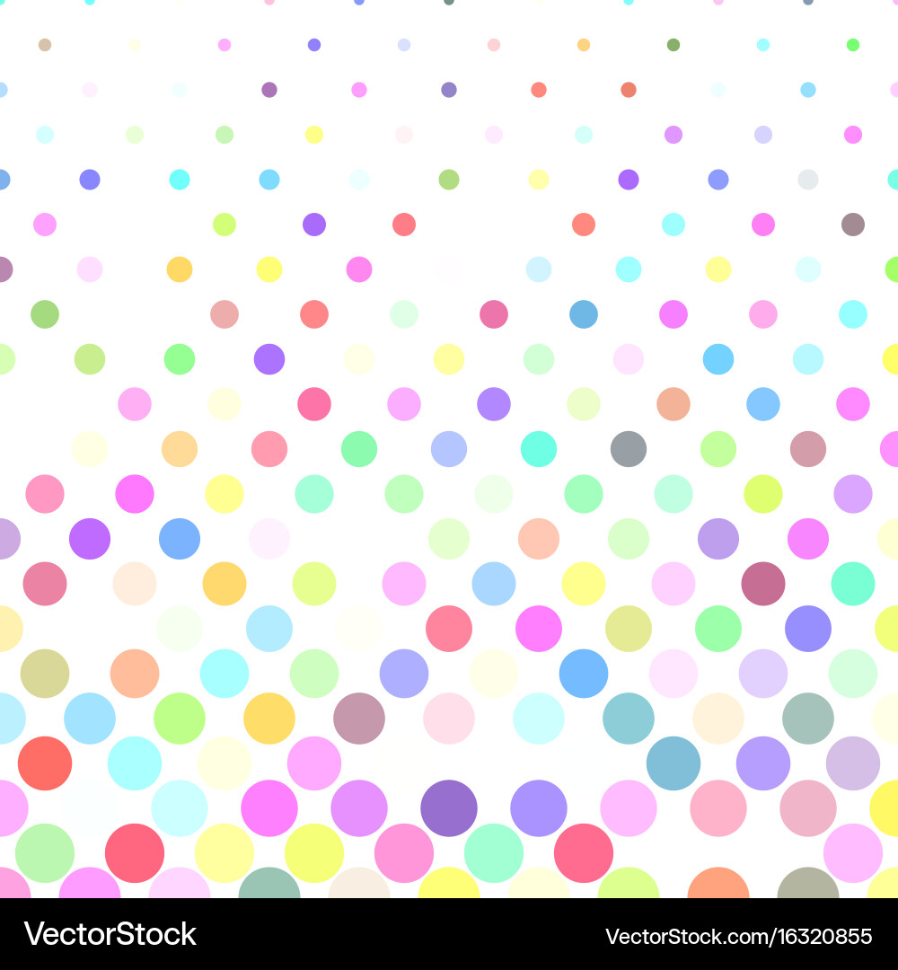 Circle pattern background - from dots vector image