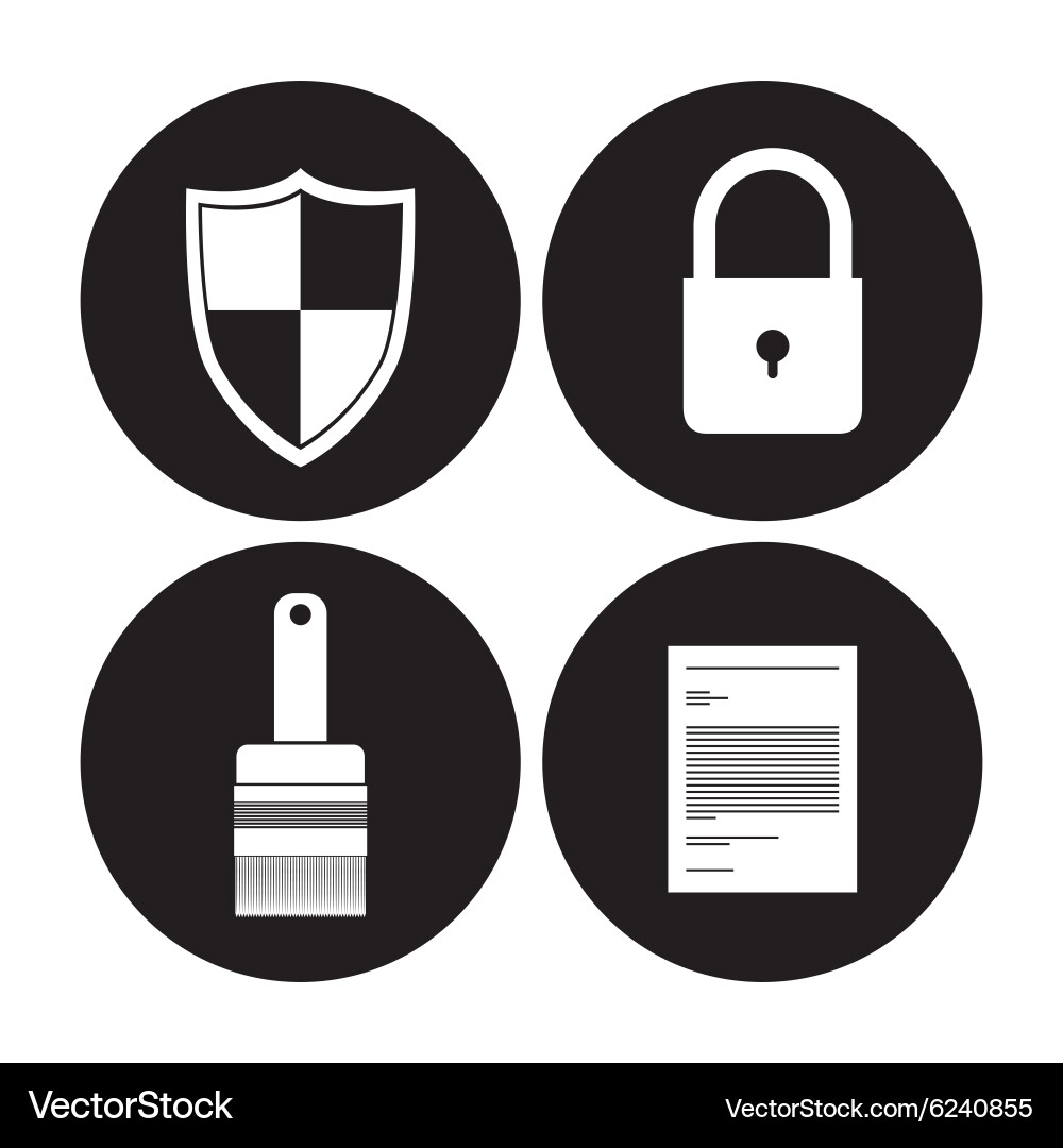 Cloud computing design vector image