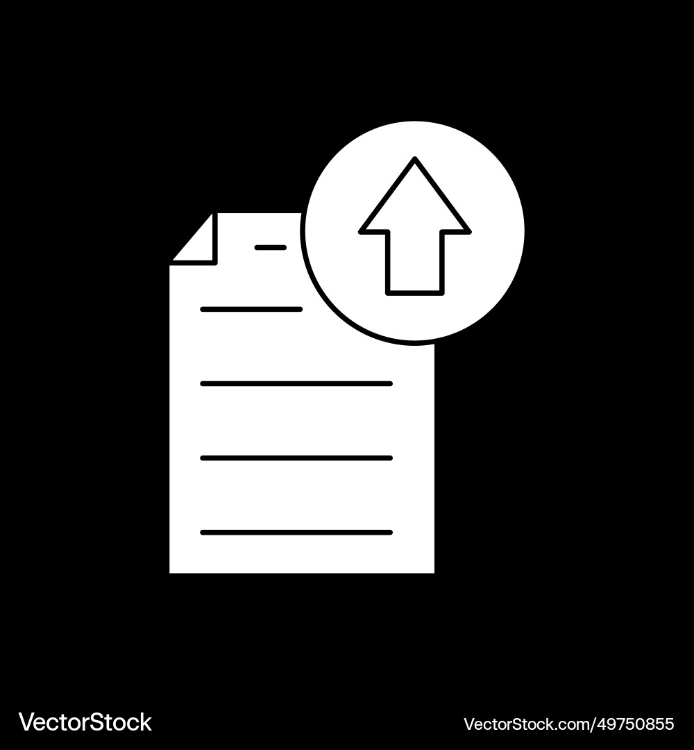 Document file icon logo image vector image