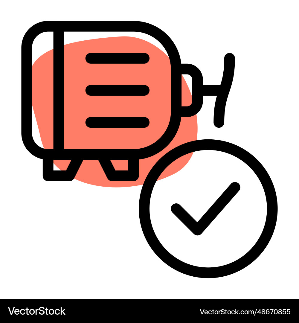 Dynamo checklist a collection of auto parts vector image