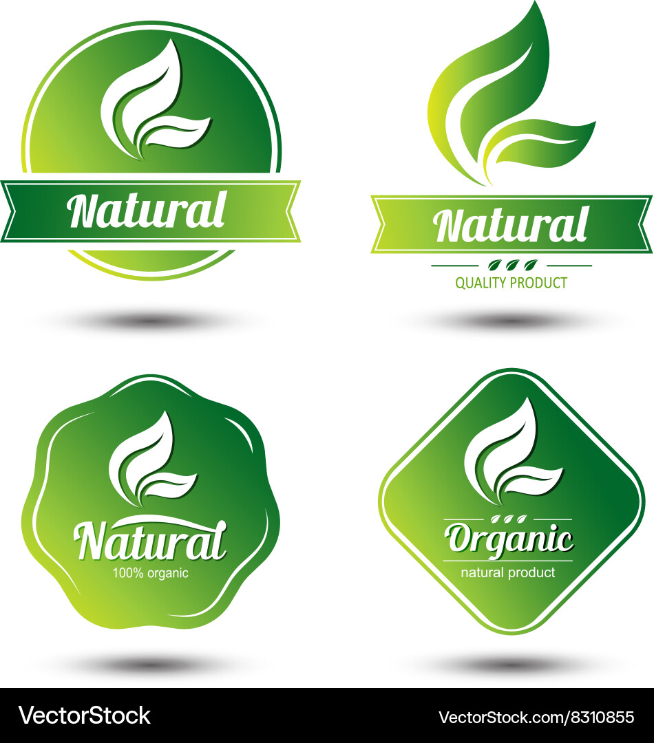 Eco label 7 Royalty Free Vector Image - VectorStock