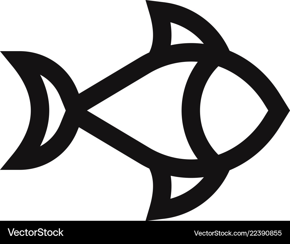 Fish icon Fish icon vector image