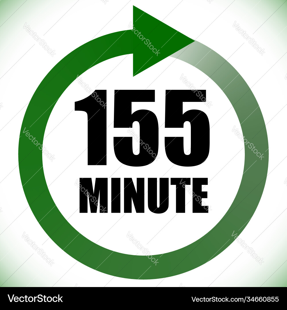 Numbers numerals dial time duration and schedule Vector Image