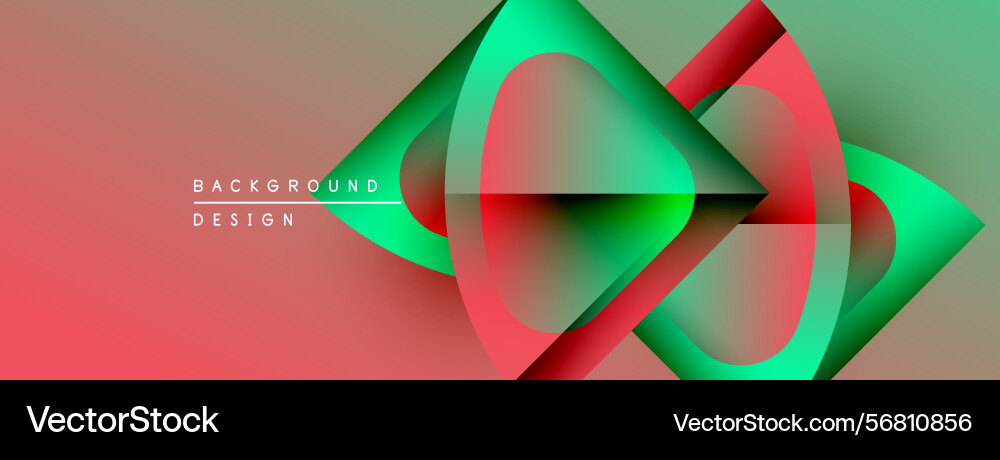 Abstract gradients create flowing shapes red Abstract gradients create flowing shapes red vector image