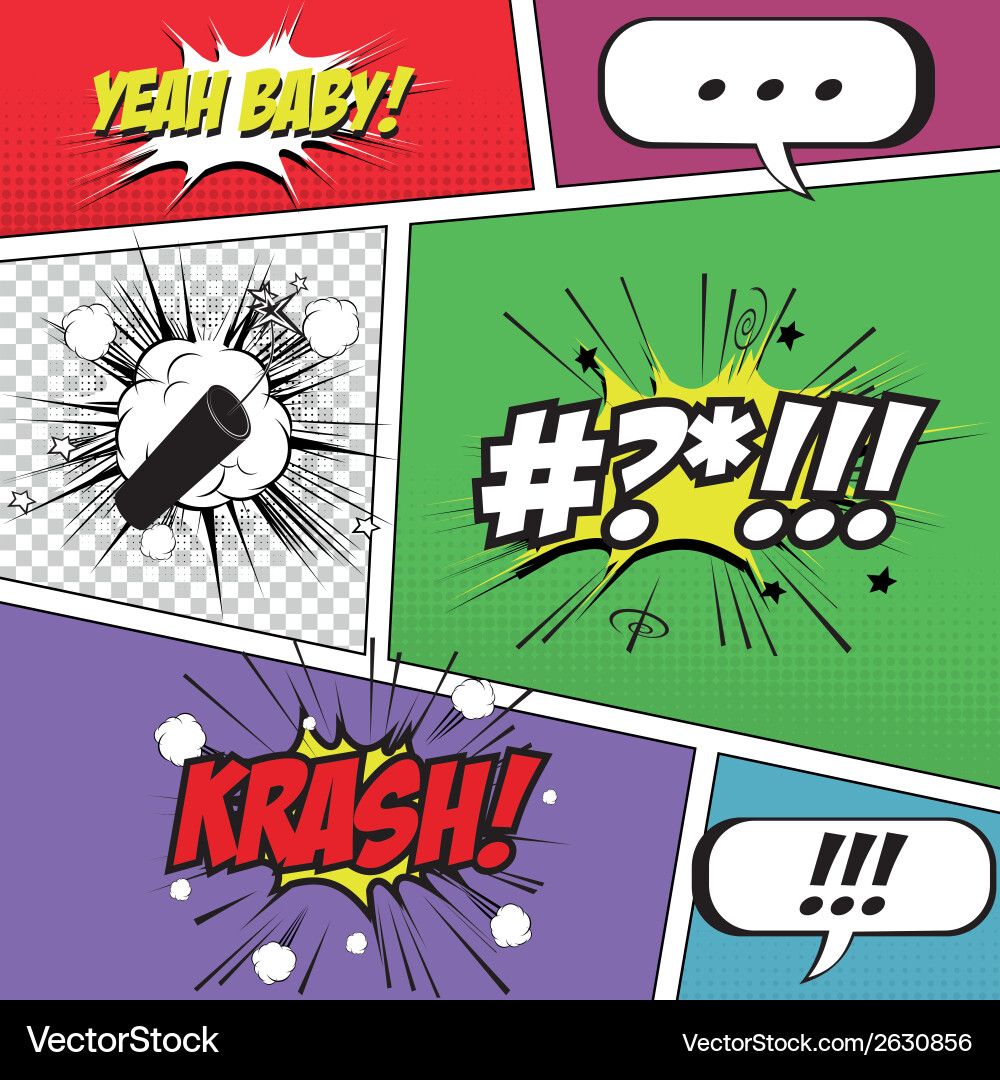 Different pop art objects making a special Vector Image