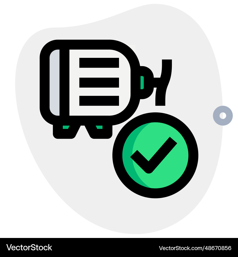 Dynamo checklist a collection of auto parts vector image