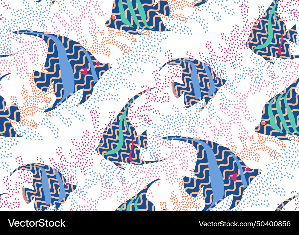Halfdrop pattern with interwined seaweed abstract Halfdrop pattern with interwined seaweed abstract vector image