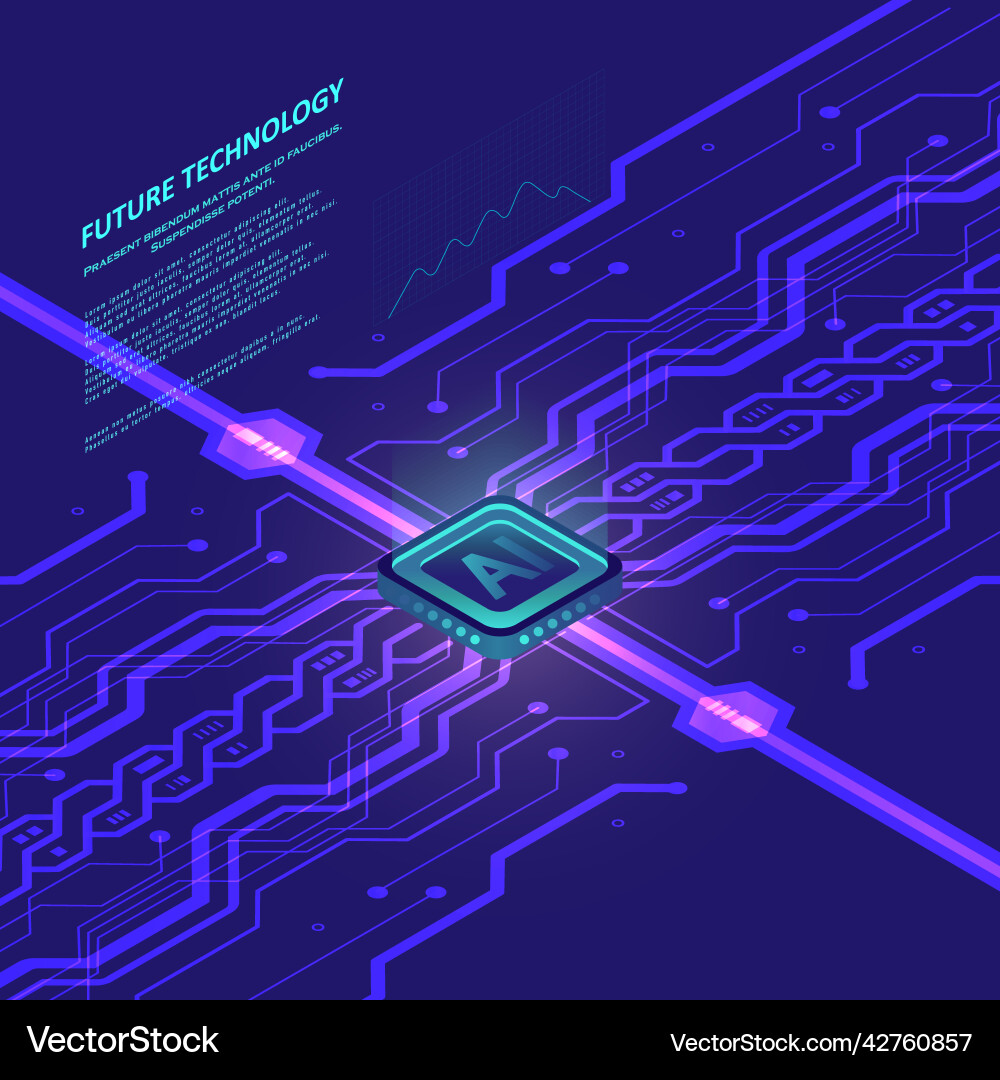 Artificial intelligence Royalty Free Vector Image