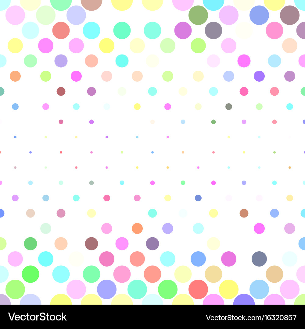 Circle pattern background - from dots vector image