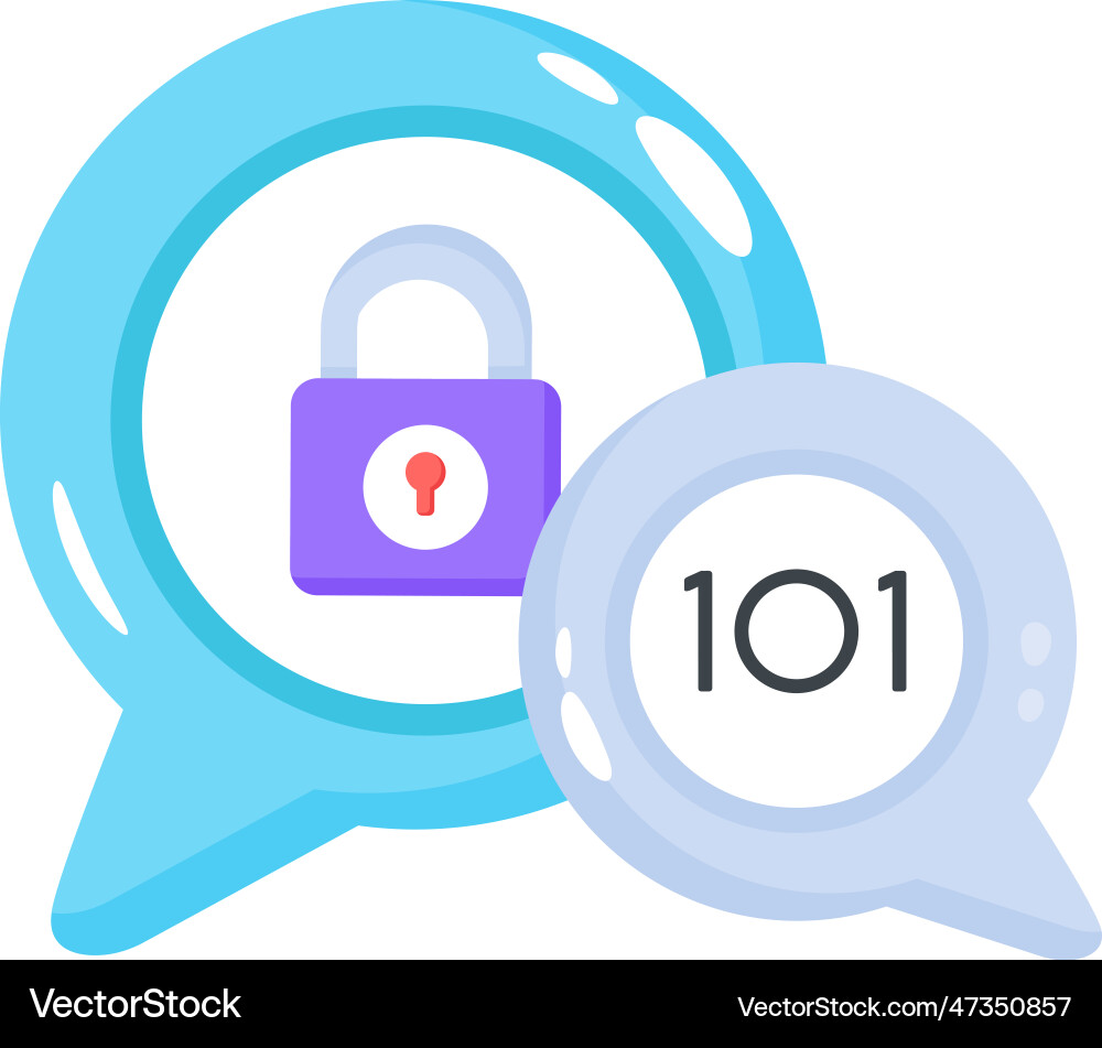 End encryption vector image