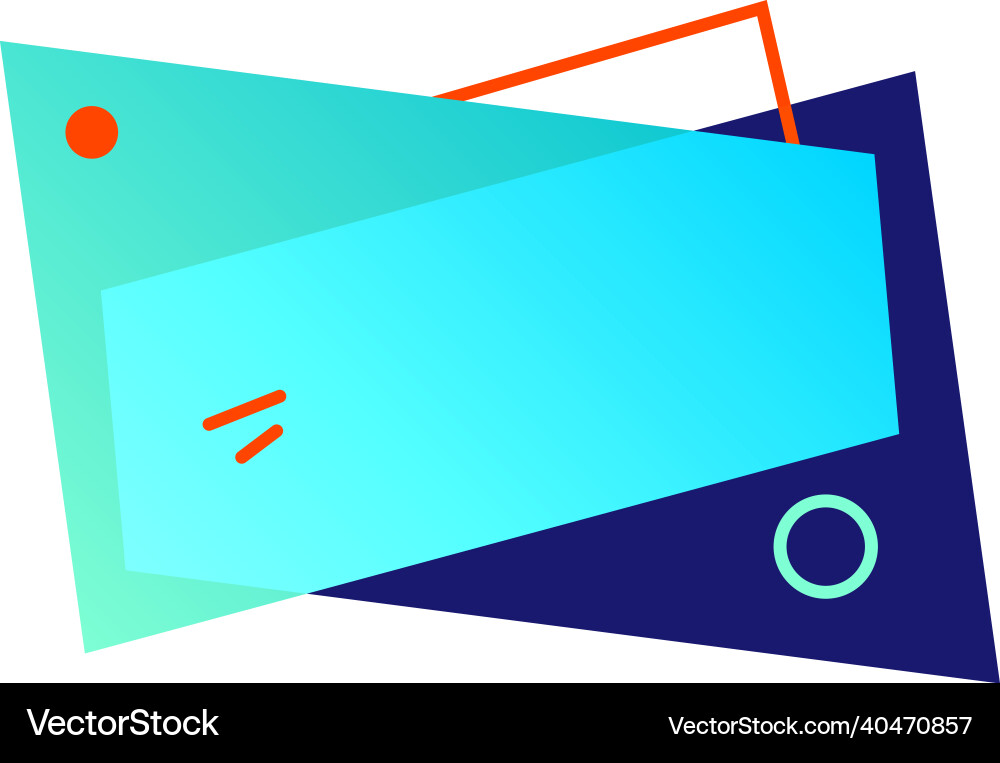 Modern abstract elements composition Modern abstract elements composition vector image