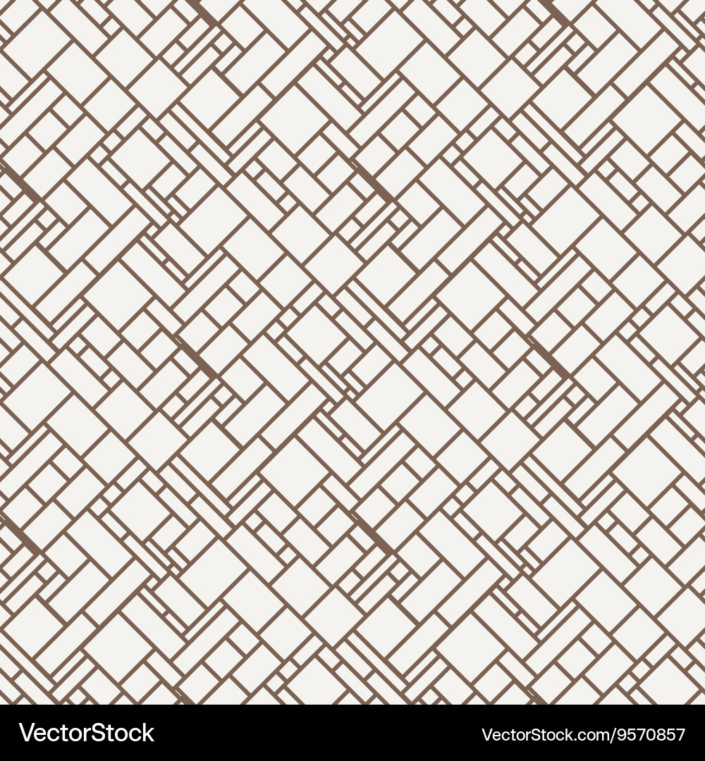 Seamless pattern of rectangles different Vector Image