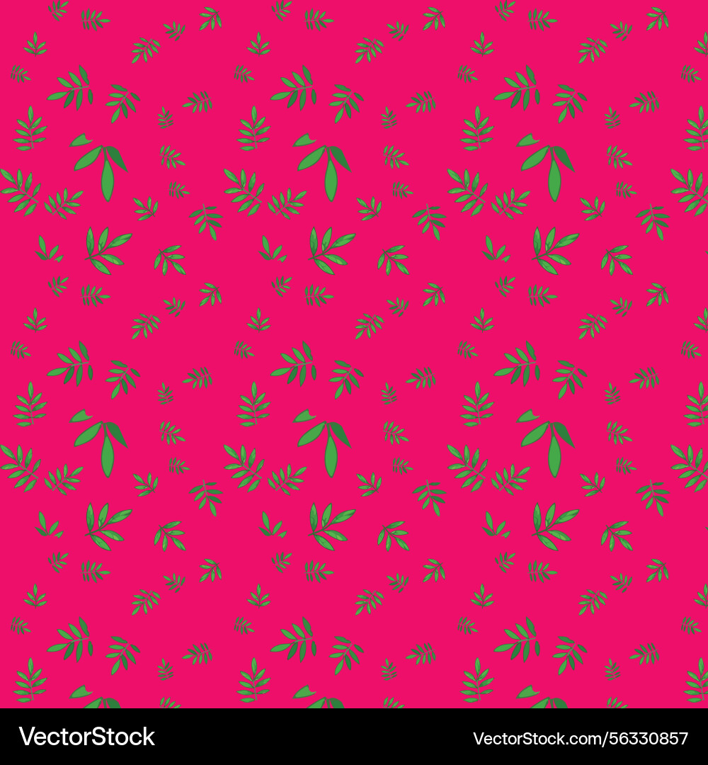 Spring leaf seamless background pattern design Spring leaf seamless background pattern design vector image
