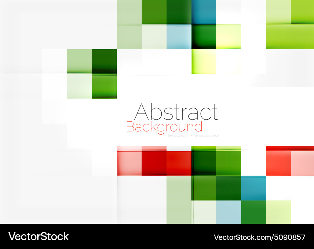 Square shape mosaic pattern design universal Vector Image