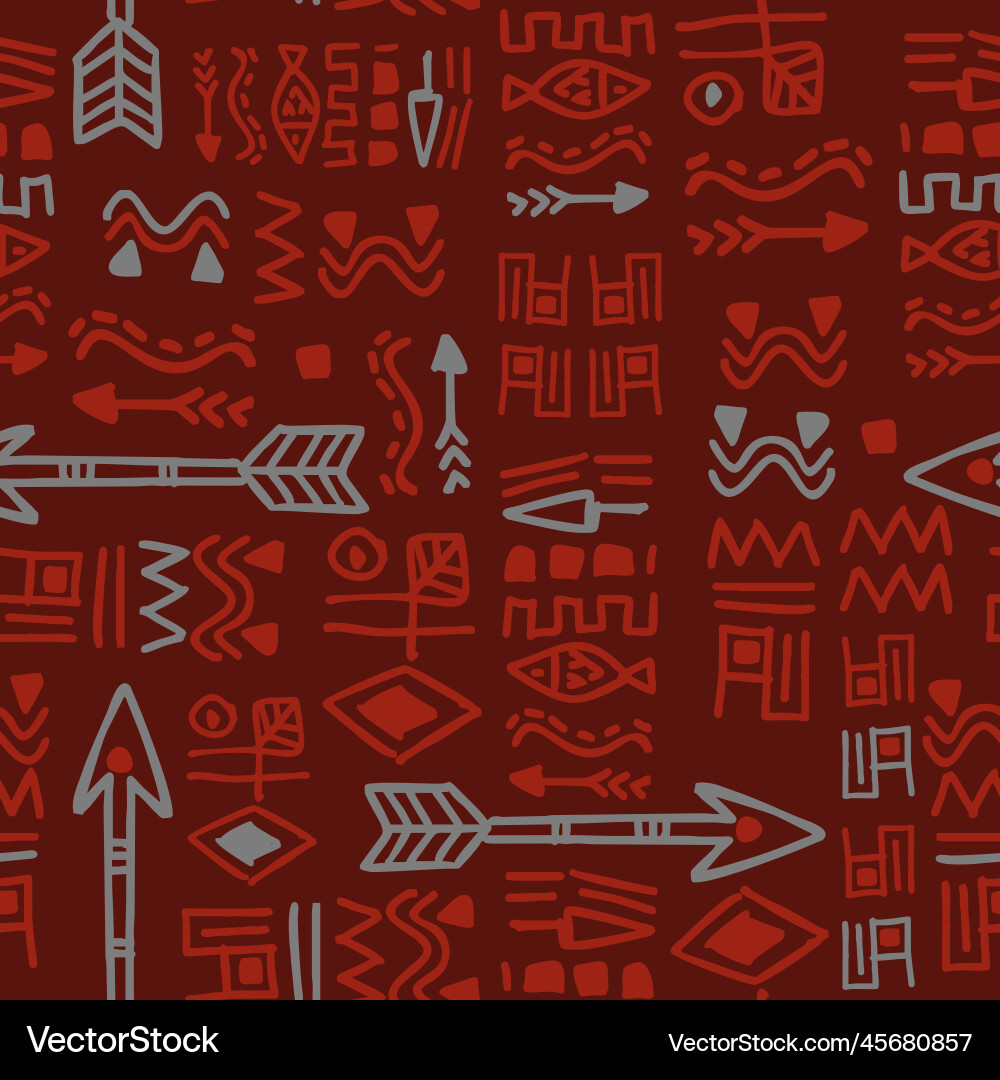 Unique native peruvian seamless pattern Vector Image