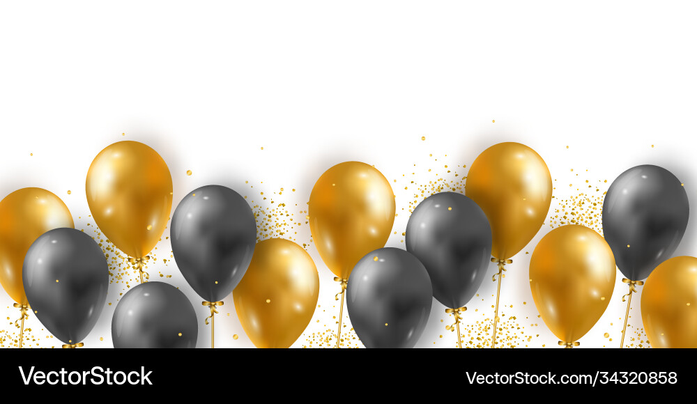 Background with 3d realistic glossy helium Background with 3d realistic glossy helium vector image